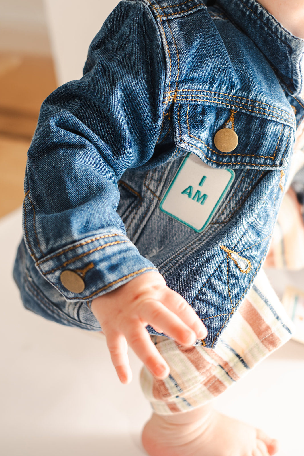 The Mindset Tapestry x Baci Baci: I AM Custom Kids Jacket