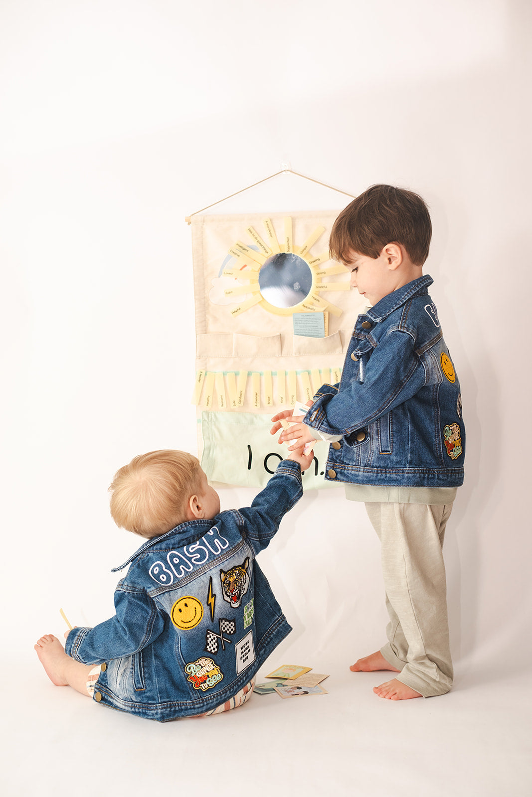 The Mindset Tapestry x Baci Baci: I AM Custom Kids Jacket