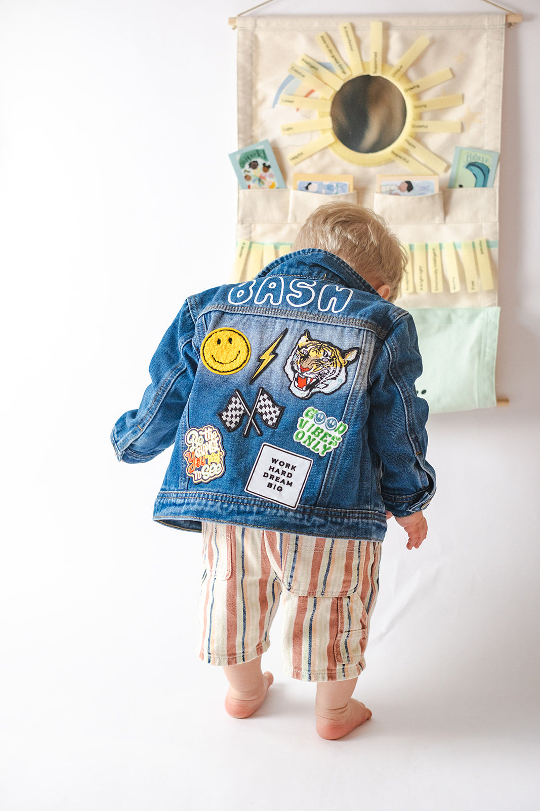 The Mindset Tapestry x Baci Baci: I AM Custom Kids Jacket