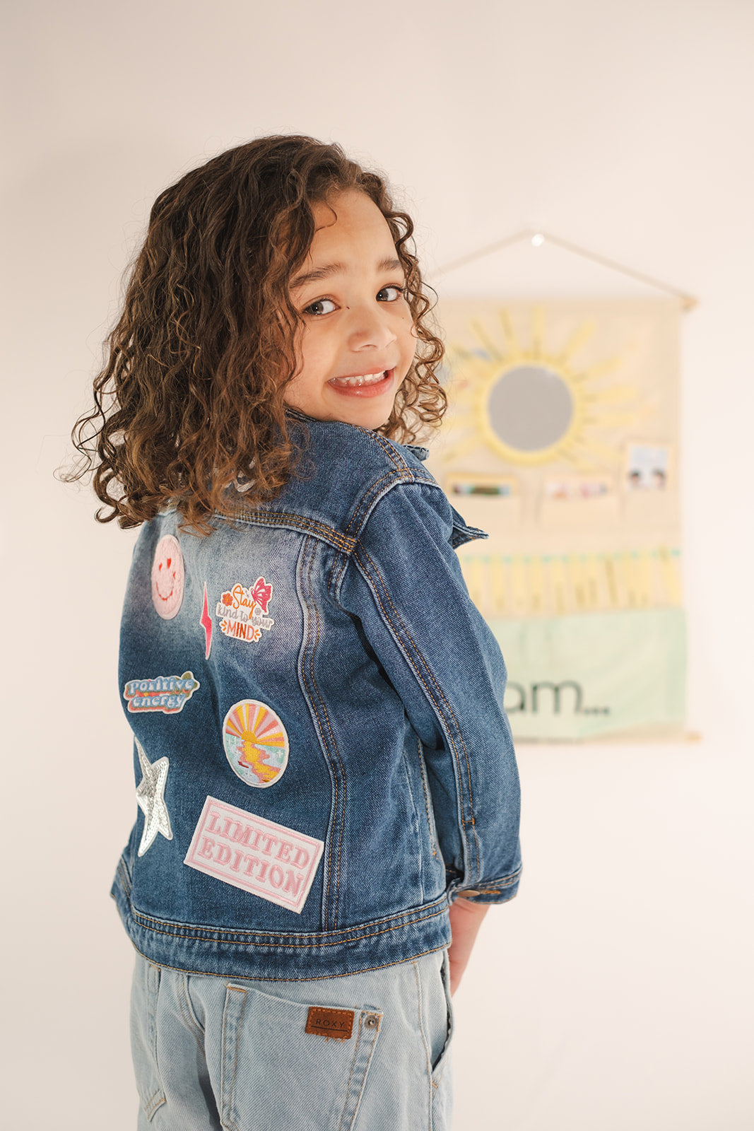 The Mindset Tapestry x Baci Baci: I AM Custom Kids Jacket