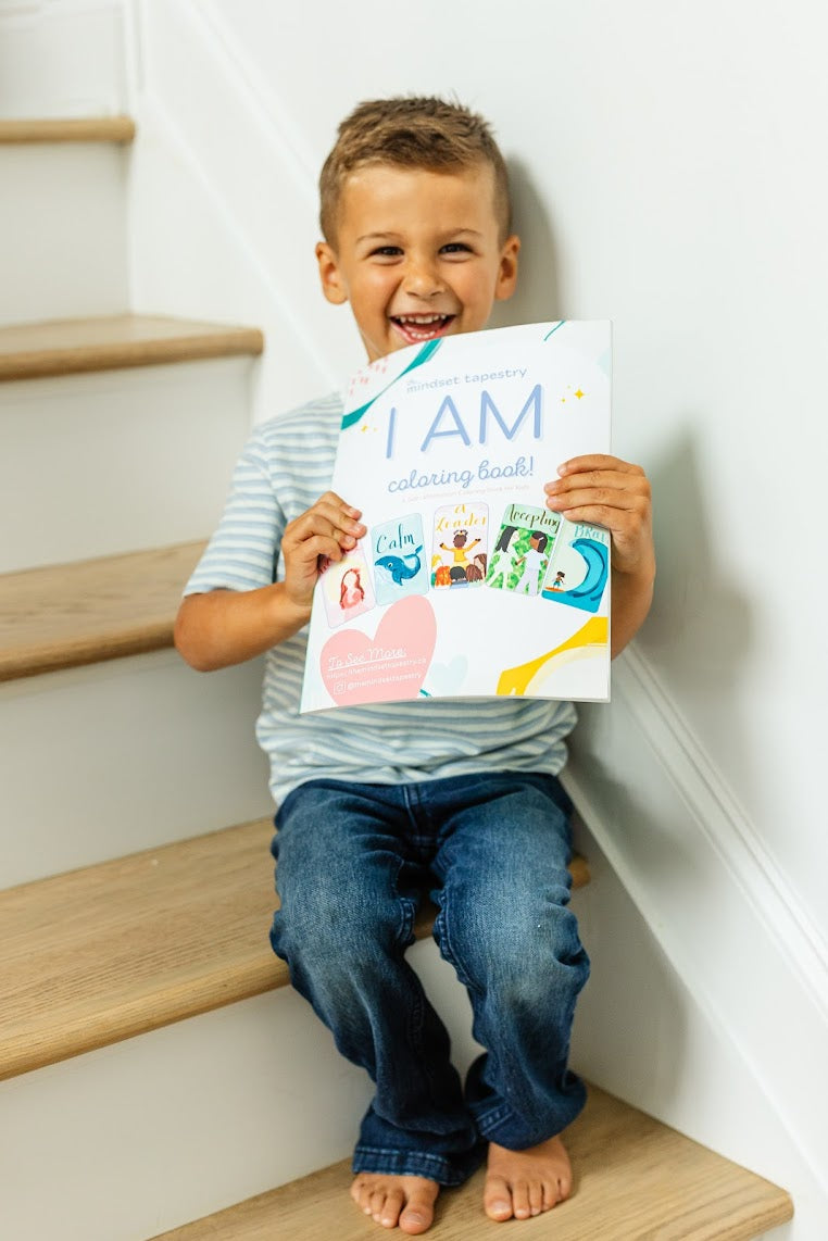 I AM Coloring Book! A Positive Affirmation Coloring Book for Kids