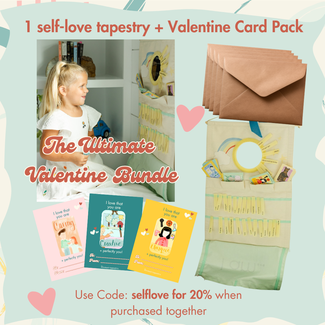 Affirmation Valentine Cards (Perforated Card Pack + Envelopes)