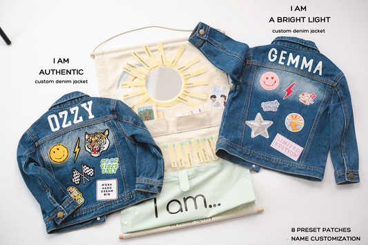 The Mindset Tapestry x Baci Baci: I AM Custom Kids Jacket