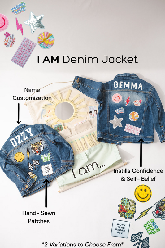 The Mindset Tapestry x Baci Baci: I AM Custom Kids Jacket