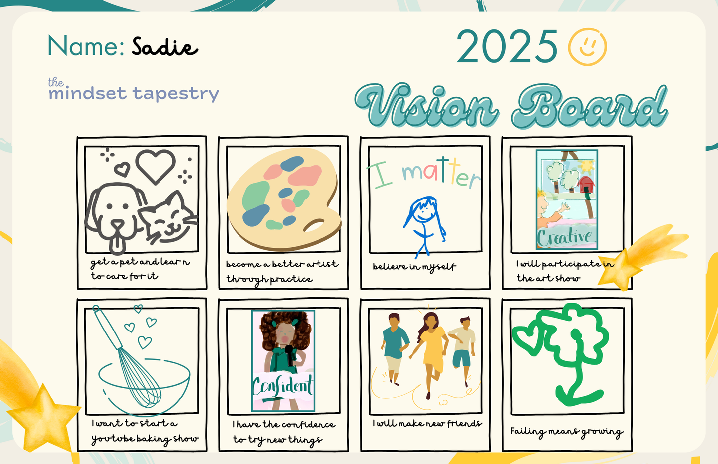 Family Vision Board (Printable) Activity